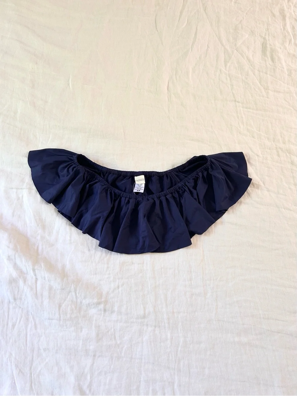 L Space Off Shoulder Ruffle Bikini Top Sz M